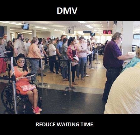 DMV wait timess
