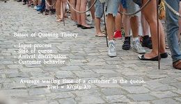 Basics of queuing theory applied to calculate average waiting time